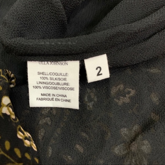 Ulla Johnson Torri Handkerchief Hem Paisley Skirt - Picture 5 of 8